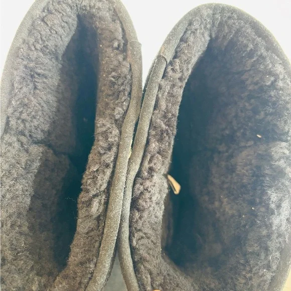 BearPaw Black Suede Winter Boots size 9 - Picture 5 of 12